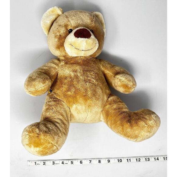 Light Brown Build A Bear Bear size Pre-Owned in good condition has a few stains - Picture 7 of 8